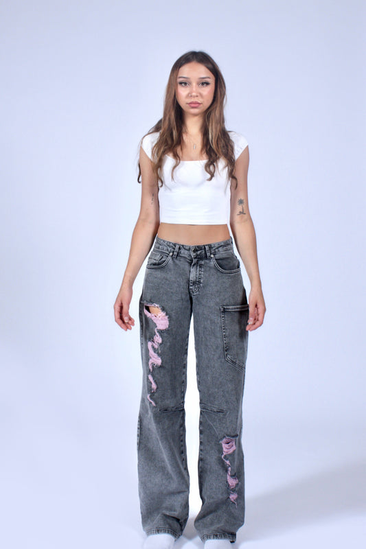 Jeans – Grey (Washed)