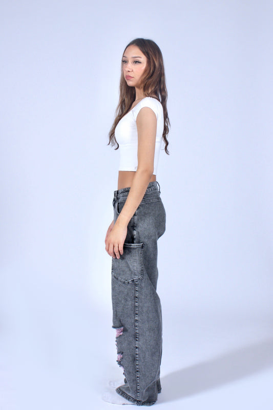 Jeans – Grey (Washed)