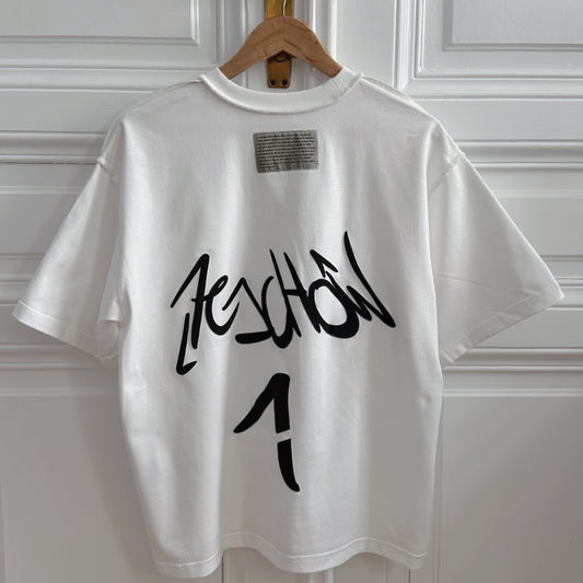 Off-White T-Shirt mit Druck