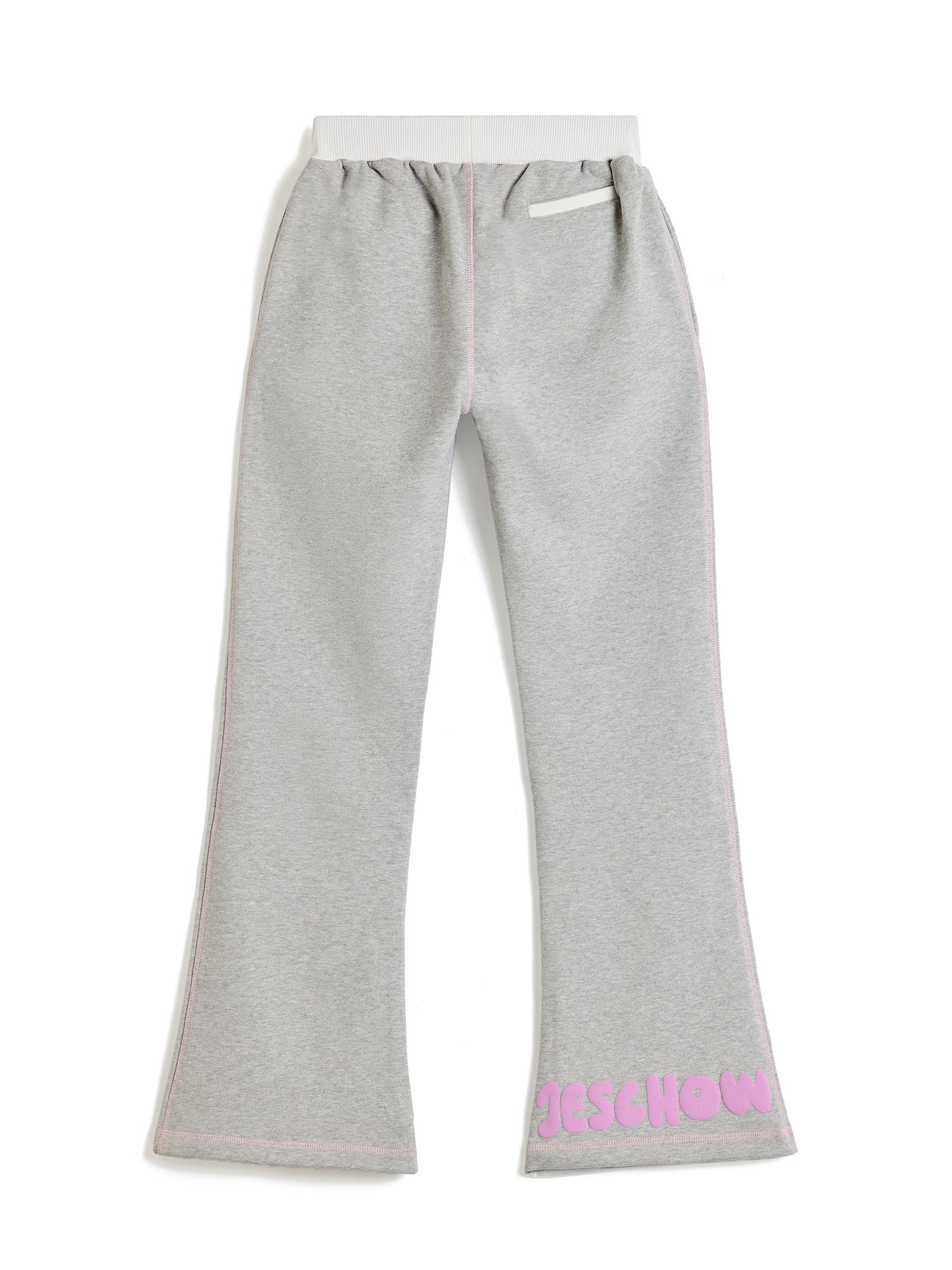 Grey Jogger – Pink Print & Star