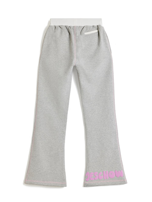 Grey Jogger – Pink Print & Star