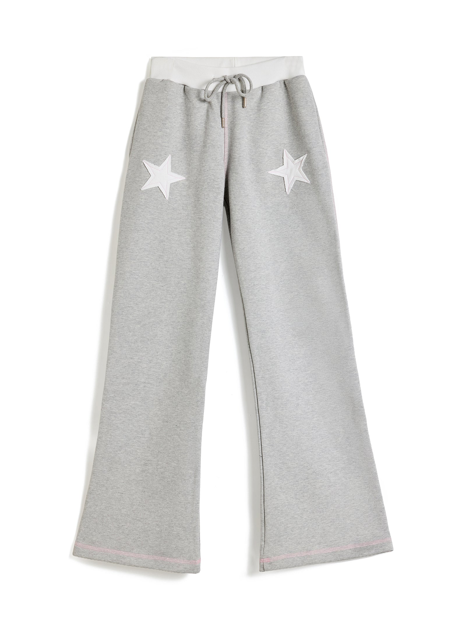 Grey Jogger – Pink Print & Star
